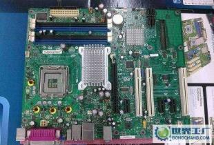 5針接口解析 英特爾DG965RY 965G工控主板，穩定支持E5300處理器